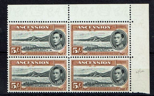 Image of Ascension SG 46a UMM British Commonwealth Stamp